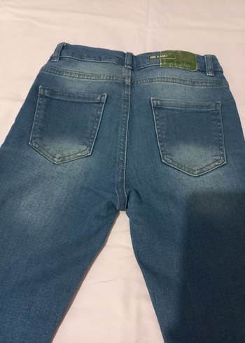 9 Yaş Beden Erkek Çocuk Mavi Normal Paça Denim Pantolon