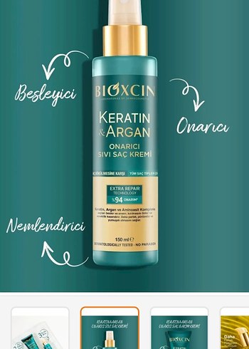 Beden Bıoxcin Keratin Argan Saç Bakım Seti