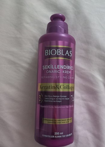 Bioblas Keratin & Collagen Onarıcı Saç Kremi 250 ml