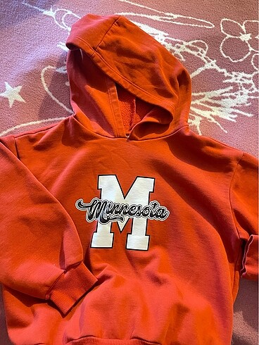 kız çocuk sweatshirt kırmızı 6-7 yaş