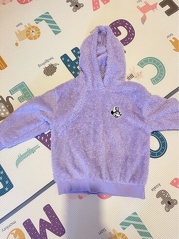kız çocuk peluş sweatshirt 6-7 yaş