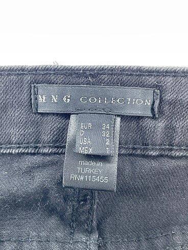 34 Beden siyah Renk Mango Jean / Kot %70 İndirimli.