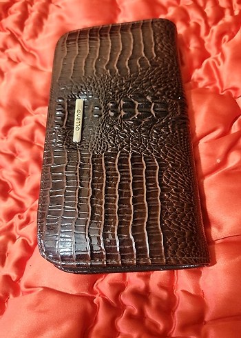 kahverengi haznesi geniş kadın cüzdan - Görsel 2