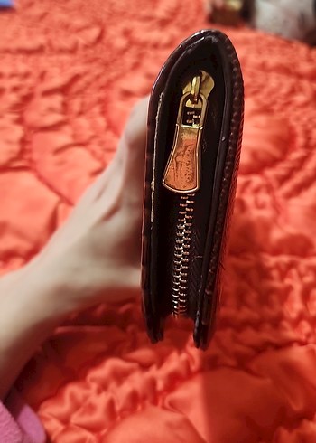 kahverengi haznesi geniş kadın cüzdan - Görsel 6