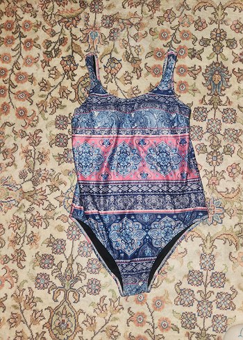 Bohem Desenli Kadın Mayo - Görsel 3