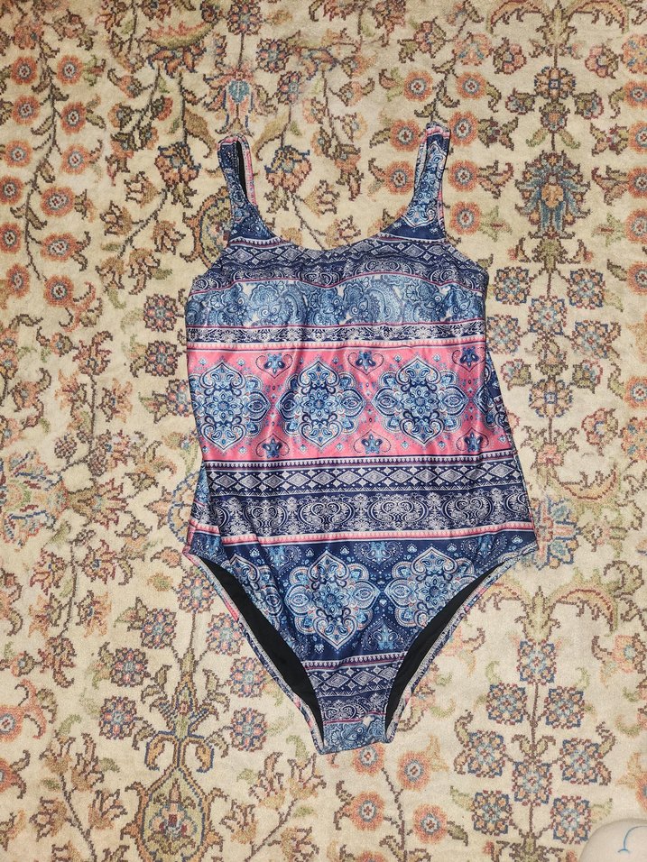 Bohem Desenli Kadın Mayo - Görsel 4