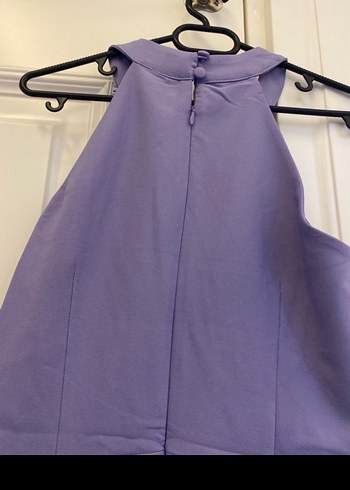 mor çok hoş uğurlu getiren elbise ürün sıfır fırfırlı tarz şık - Görsel 4