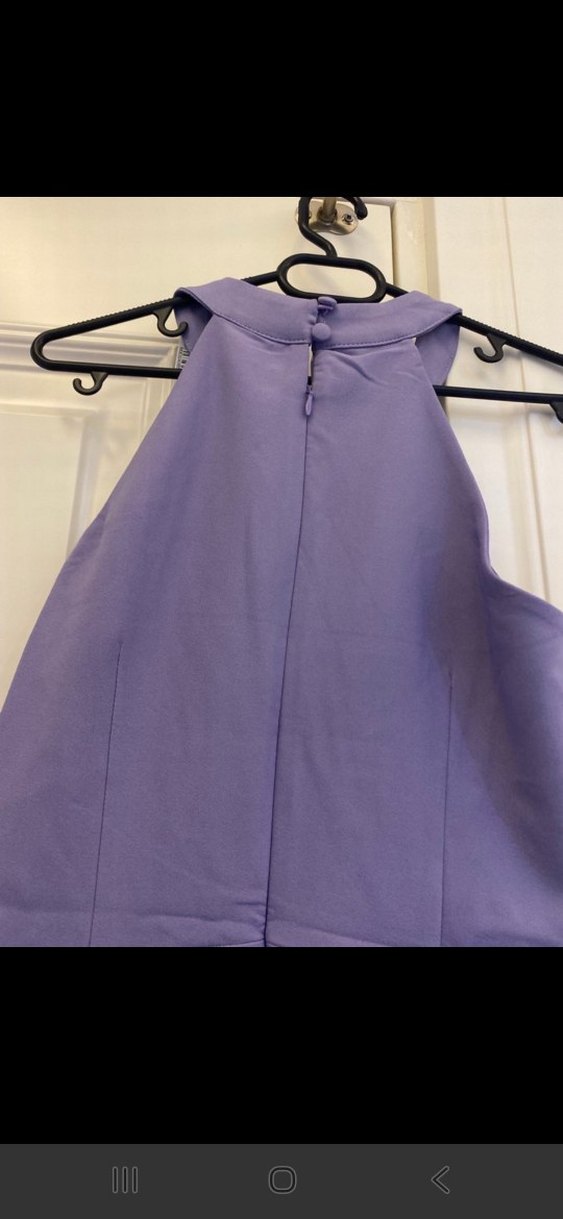 mor çok hoş uğurlu getiren elbise ürün sıfır fırfırlı tarz şık - Görsel 4