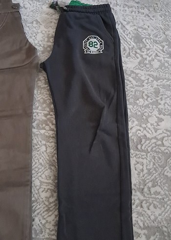 9 Yaş Beden kahverengi Renk Kemerli Erkek Kot Pantolon - Rahat Kesim