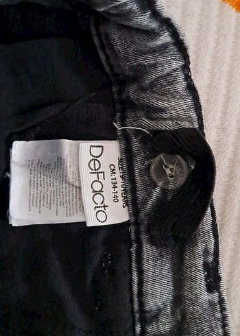 Gri Erkek Çocuk beli lastikli düğmeli pantolon - Görsel 2