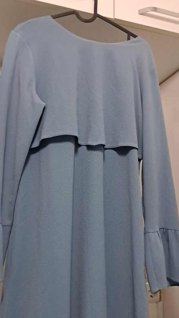 Uzun Kollu Mavi Tunik - Görsel 3