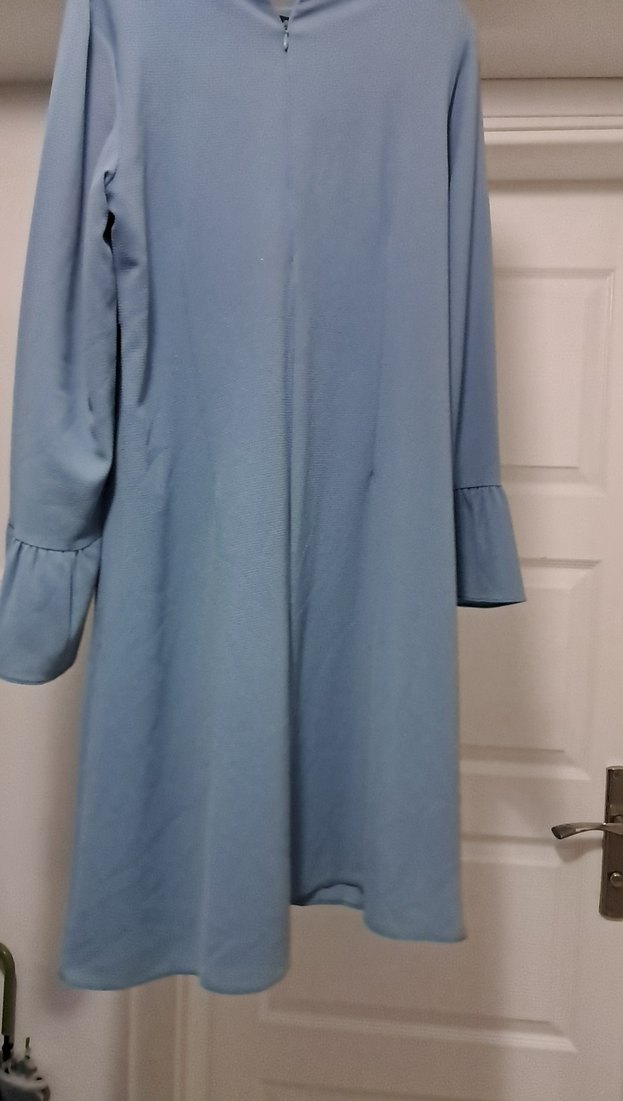 Uzun Kollu Mavi Tunik - Görsel 5