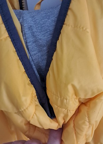 Sarı Kapüşonlu Erkek Çocuk Yelek - Görsel 5