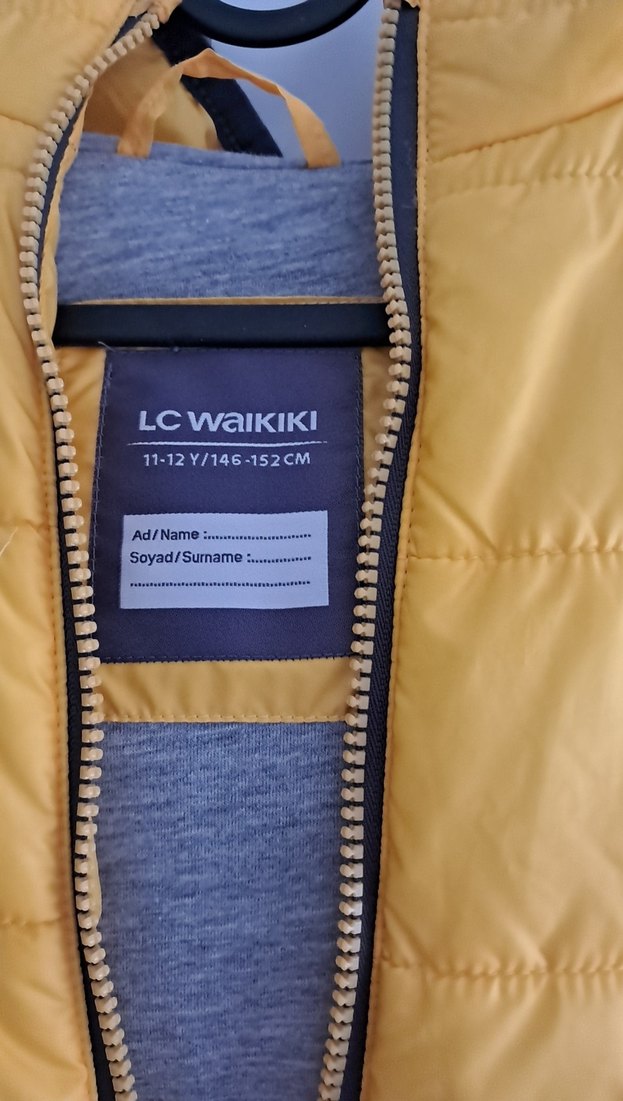 Sarı Kapüşonlu Erkek Çocuk Yelek - Görsel 2