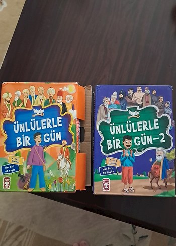 Ünlülerle Bir Gün 1 ve 2 Çocuk Kitapları