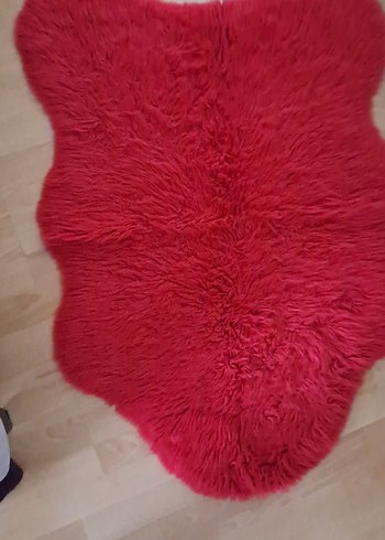 Kırmızı Bohem Tarzı Yumuşak Halı - Görsel 5