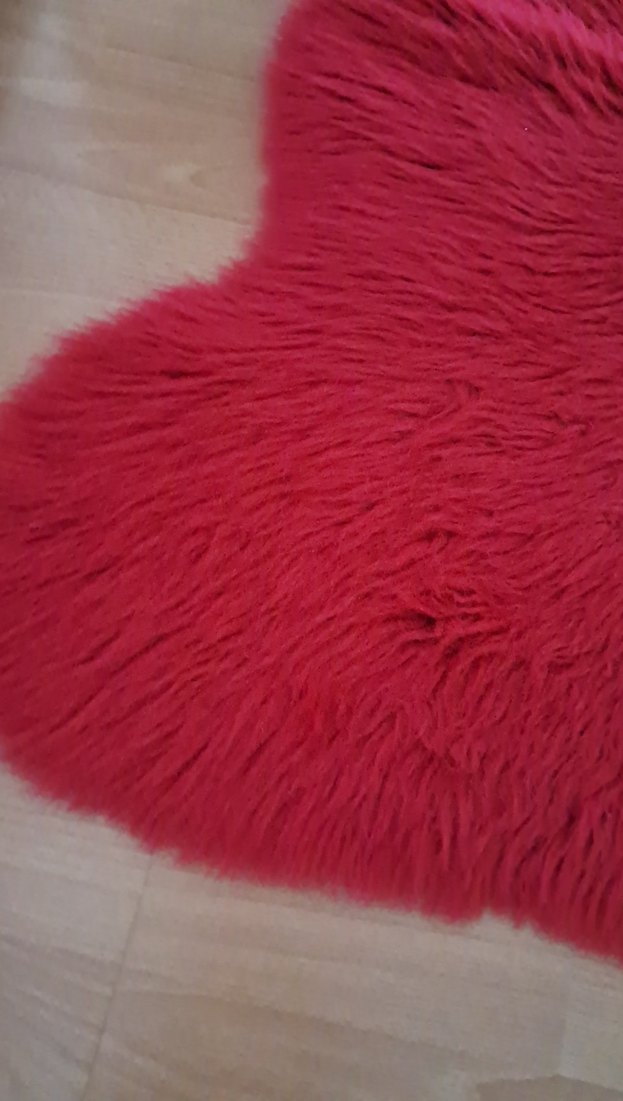 Kırmızı Bohem Tarzı Yumuşak Halı - Görsel 2