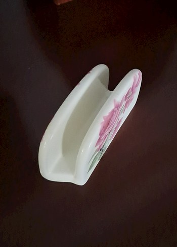 Pembe Çiçek Desenli Pastel Peçetelik - Görsel 3