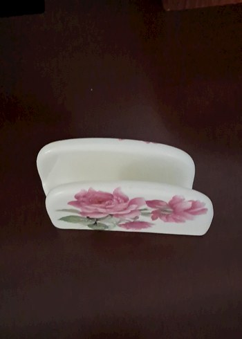 Pembe Çiçek Desenli Pastel Peçetelik - Görsel 4