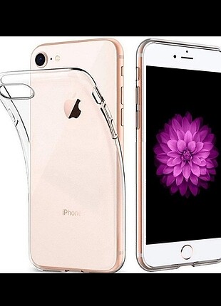 iPhone 7 plus şeffaf silikon kılıf