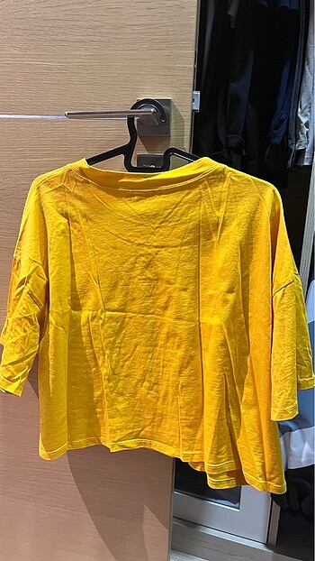 l Beden sarı Renk Zara sarı crop
