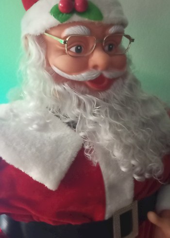 Renkli Kırmızı Noel Baba Figürü - Görsel 3