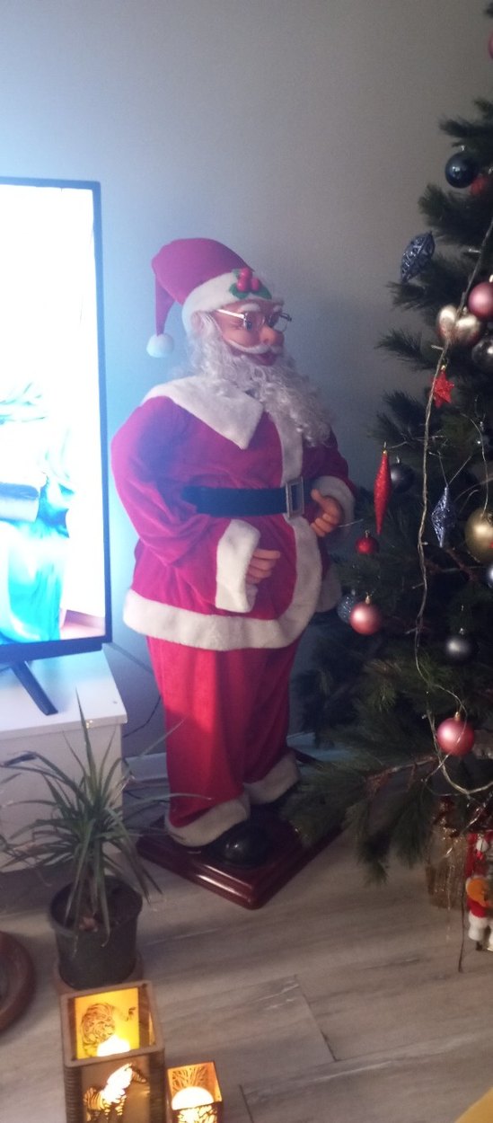 Renkli Kırmızı Noel Baba Figürü - Görsel 2