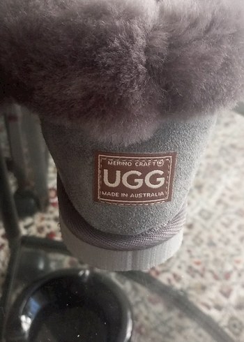 ugg Gri Süet Kürklü bot (oshyo benzeri - Görsel 3