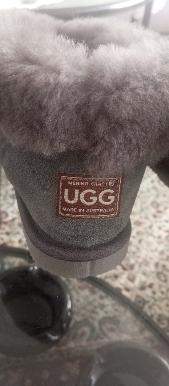 ugg Gri Süet Kürklü bot (oshyo benzeri - Görsel 4