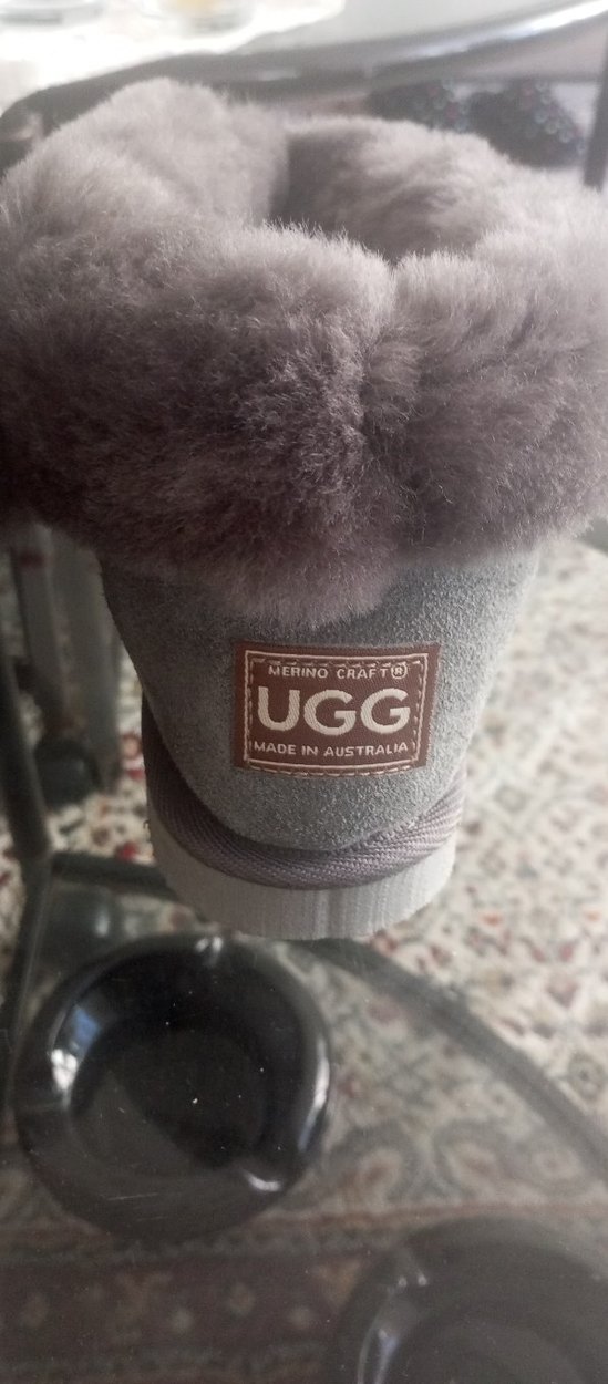 ugg Gri Süet Kürklü bot (oshyo benzeri - Görsel 3