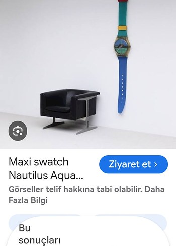 orjinal Çok Renkli Swatch DUVAR saati vintage 80 s - Görsel 2