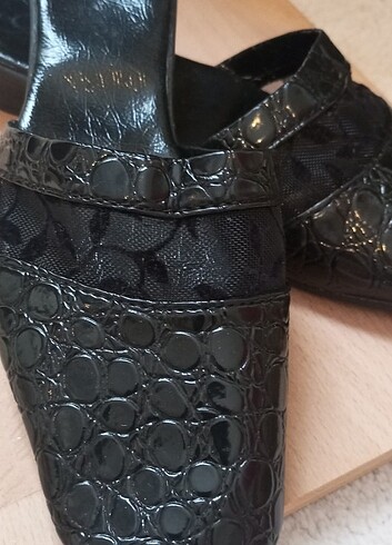 Ev terliği dantel detayli