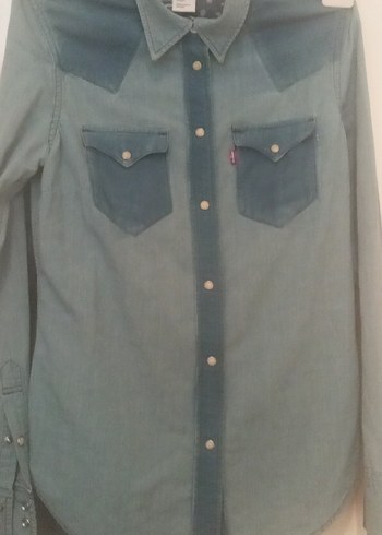 Levis Orjinal Levi S Mavi Denim Kot Kadin Gomlek
