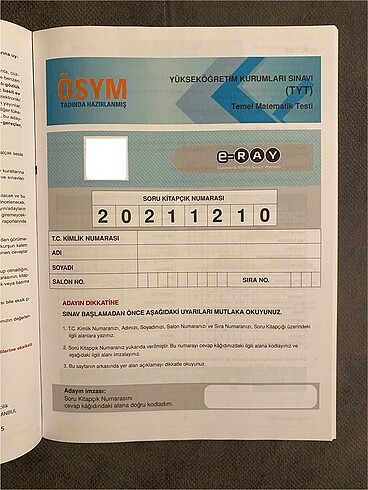  Beden Renk Tyt Matematik Denemeleri