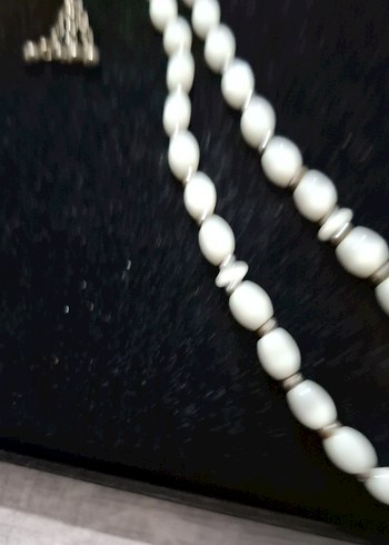 Beyaz Minimalist Erkek Tesbih - Görsel 2