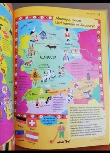  Çocuklar için resimli atlas 