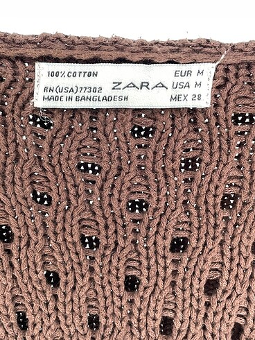 m Beden kahverengi Renk Zara Hırka %70 İndirimli.