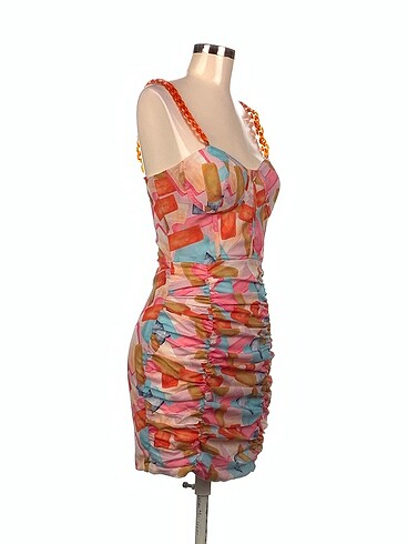 Vintage Love Kısa Elbise %70 İndirimli. - Görsel 2