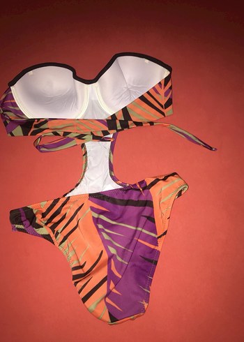 Pierre Cardin Çok Renkli Bağcıklı Midi Mayo