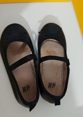 Kız Çocuk Siyah Tokalı Babet Ayakkabı - Görsel 4