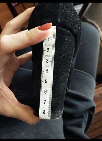 40 Beden siyah Renk Kalın topuklu ayakkabı 