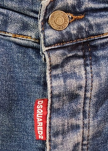 34 Beden mavi Renk DSQUARED2 REGULAR FİT KOT PANTOLON