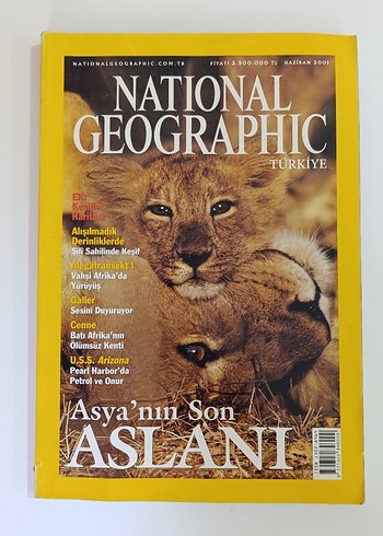 NATIONAL GEOGRAPHIC TÜRKİYE - HAZİRAN 2001 SAYISI