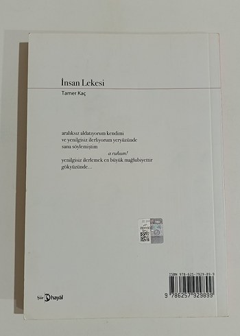 İNSAN LEKESİ ŞİİR KİTABI "TAMER KAÇ" - Görsel 6