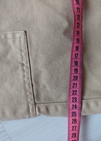 Bej Rahat Kesim  Kargo Pantolon - Görsel 3