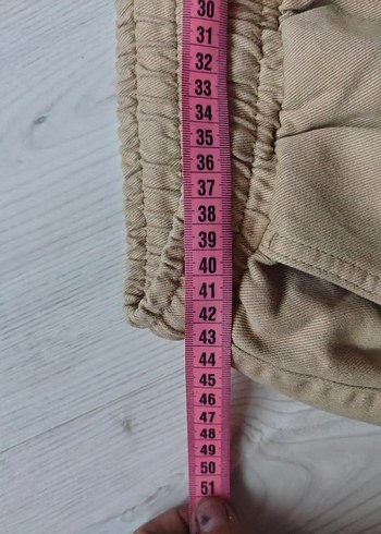 Bej Rahat Kesim  Kargo Pantolon - Görsel 2