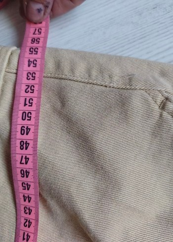 Bej Rahat Kesim  Kargo Pantolon - Görsel 5