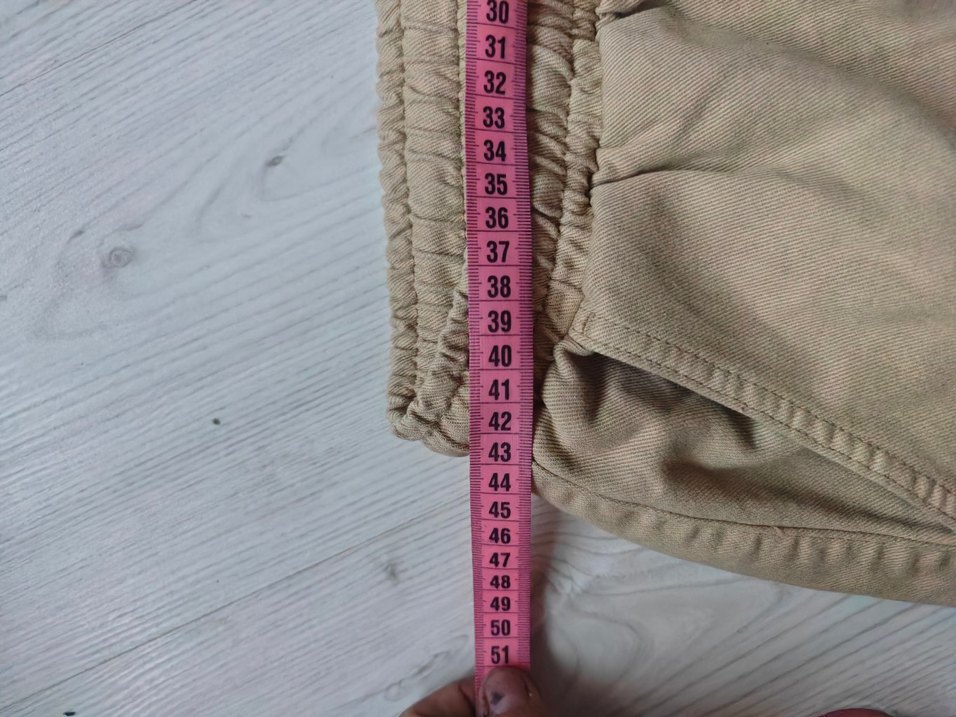 Bej Rahat Kesim  Kargo Pantolon - Görsel 2