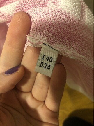 s Beden pembe Renk Kısa kollu triko tişört
