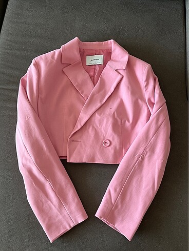 Crop blazer ceket